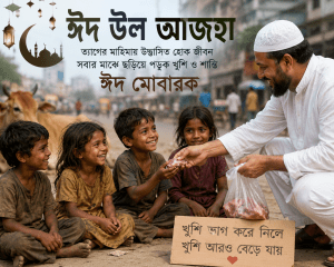 ঈদের আনন্দ পৌঁছে যাক প্রতিটি হৃদয়ে