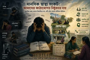 মানসিক স্বাস্থ্য সংকট: আমাদের কাঠামোগত নিষ্ঠুরতার দায়